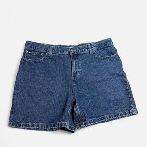 Vintage Tommy Hilfiger "Boyfriend" Denim Shorts - Medium Wash - Size 10